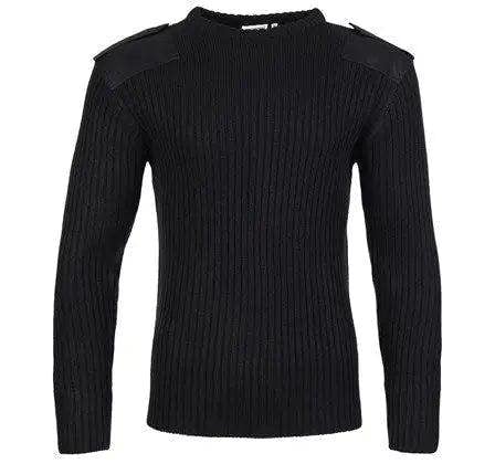 Crew Neck Combat Jumper - Hi-Vis Trousers