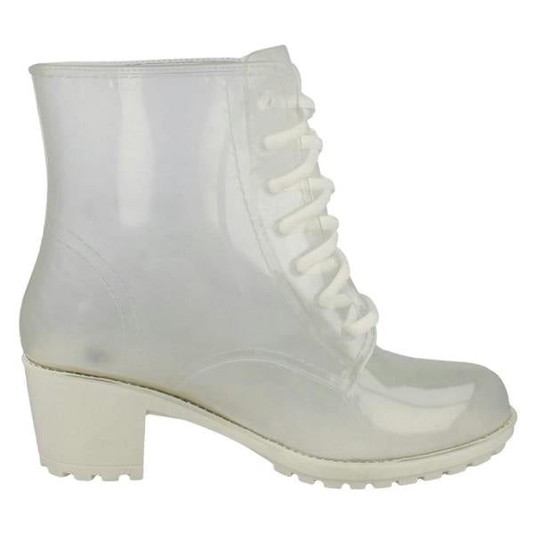 Spot On Ladies Spot On Mid Heel Wellington