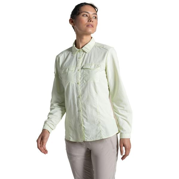 Craghoppers Womens/Ladies Adventure III Nosilife Long-Sleeved Shirt - Pear Drop - 