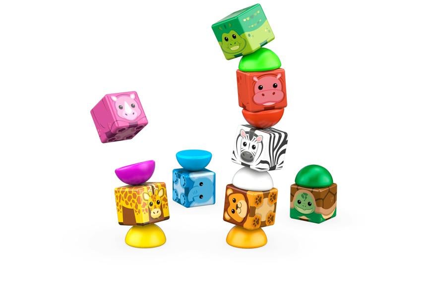 Geomag Magicube Blocks Stacking Safari 16 pieces