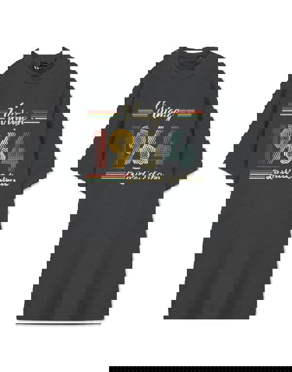 Show Me The Merch Unisex Grey Vintage 1964 Short Sleeved T-Shirt