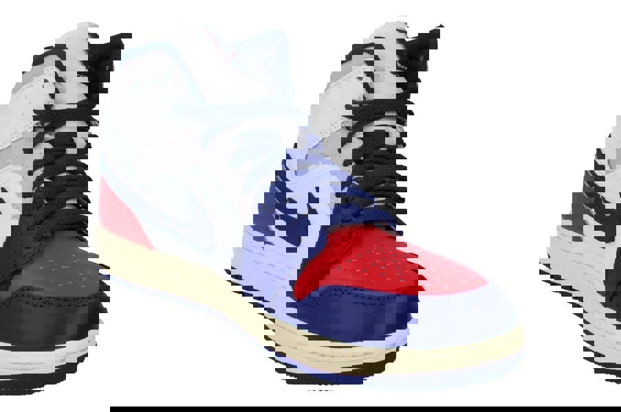 Nike Air Jordan 1 Mid Mens Trainers Dq8426  102 - White Deep Royal Blue 102 - Photo 3