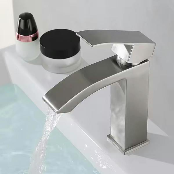 Havendro Waterfall Chrome Mono Basin Mixer Tap Bathroom Sink Faucet with Waste Set