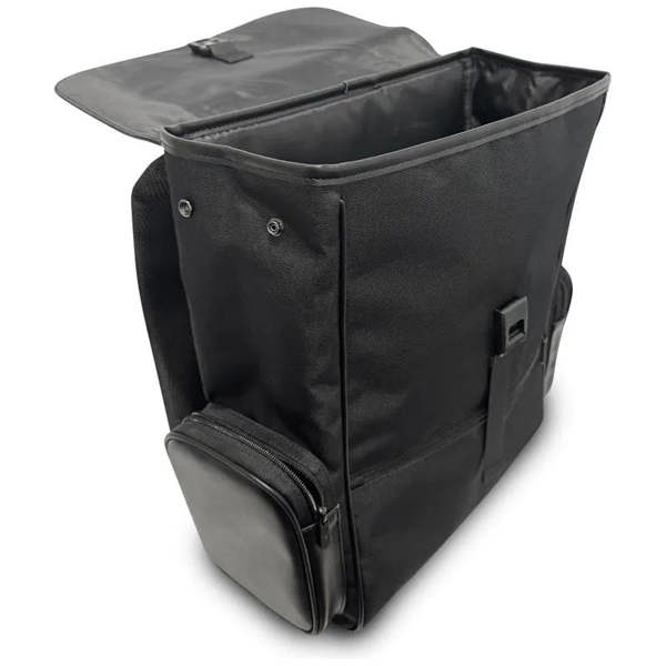 BMW Side Pockets Metal Logo Backpack 15" Black - BMBP15SIPUISLK