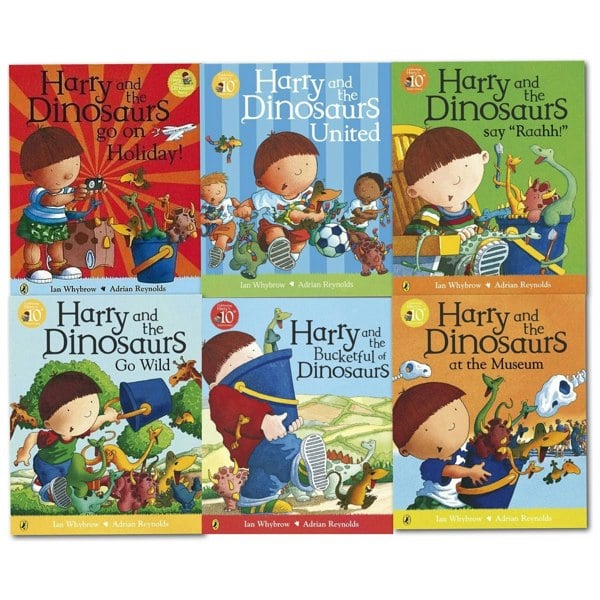 Harry And The Dinosaurs Collection 10 Books Set by Ian Whybrow