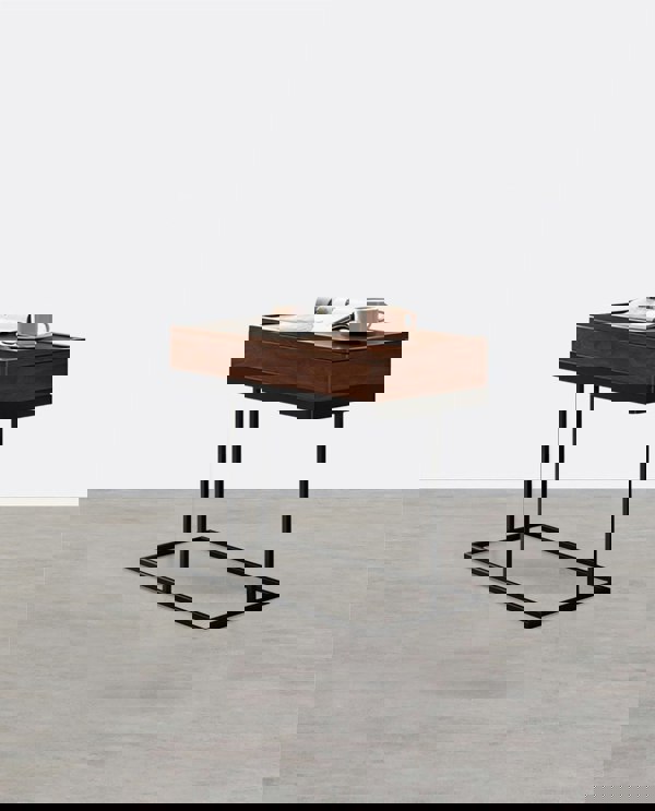 Weilai Concept Hay Storage Side Table, Walnut