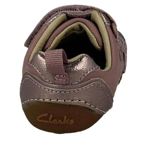 Clarks Childrens Clarks Casual Hook And Loop Strap Shoes Tiny Sky T