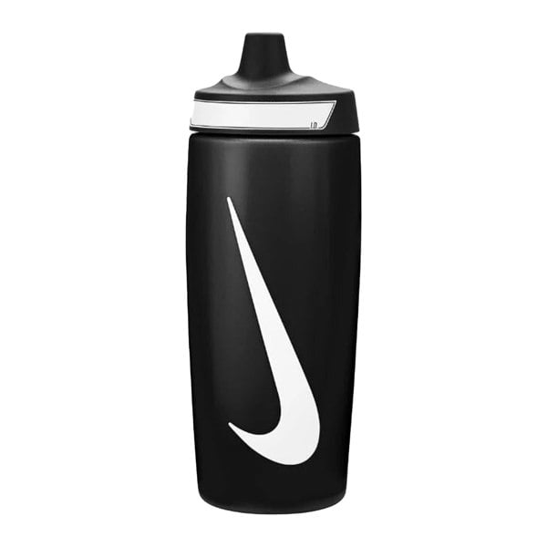 Nike Refuel Gripped Water Bottle - Black/White