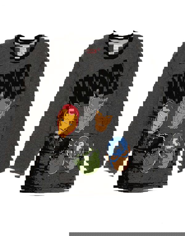 Marvel Avengers BoysGrey Long Sleeve Long Leg Pyjama Set