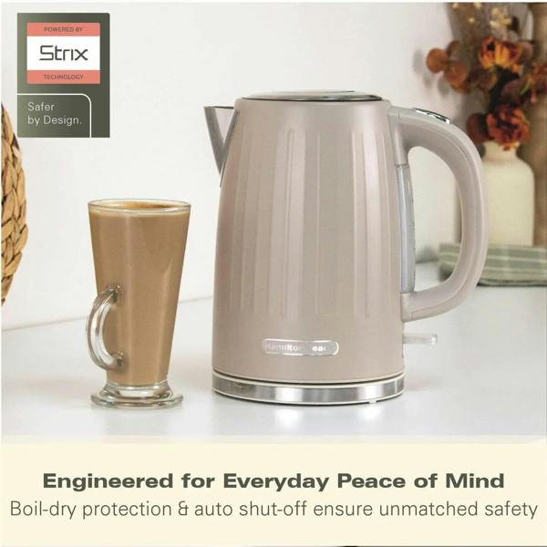 Hamilton Beach Harmony 1.7L Kettle - Cappuccino