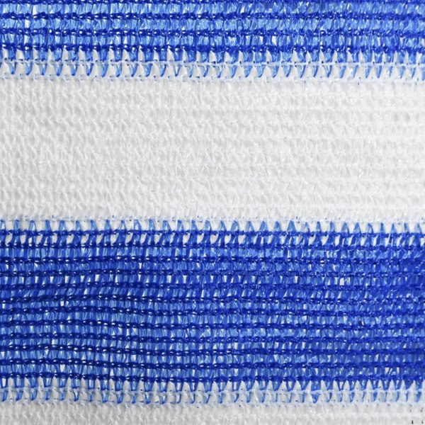 Berkfield Balcony Screen Blue and White 90x400 cm HDPE
