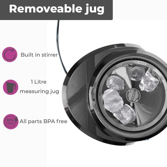 Neo Grey and Copper Ice Crusher Slush Machine