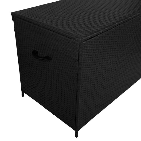 Jardi Rattan Cushion Storage Box - Black