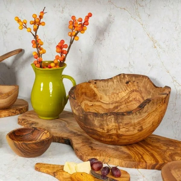 Olive Wood & Selena Jug-1