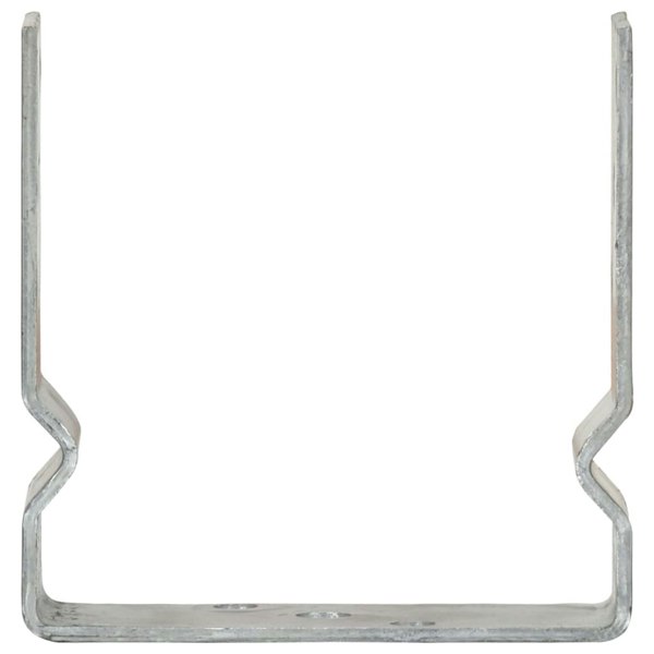 Berkfield Fence Anchors 6 pcs Silver 14x6x15 cm Galvanised Steel