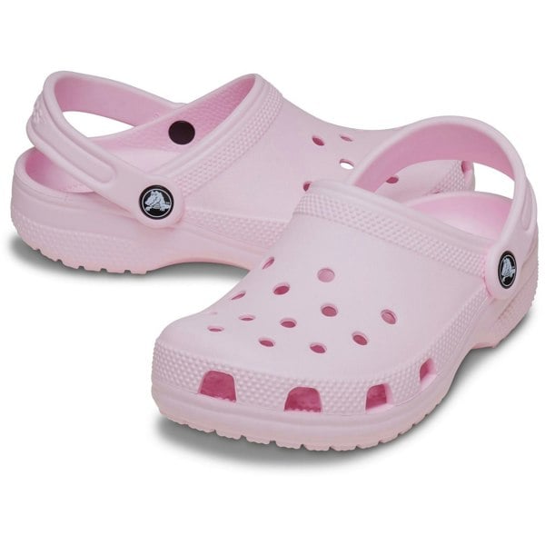 Crocs Kids' Classic Clog Thermoplastic Pink Milk Loafers