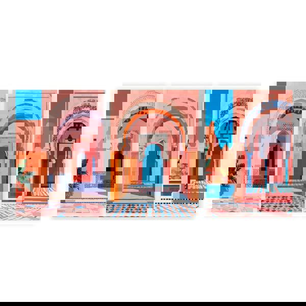 Wall Art For Living Room Framed | Set of 3 Moroccan Inspired Wall art Prints