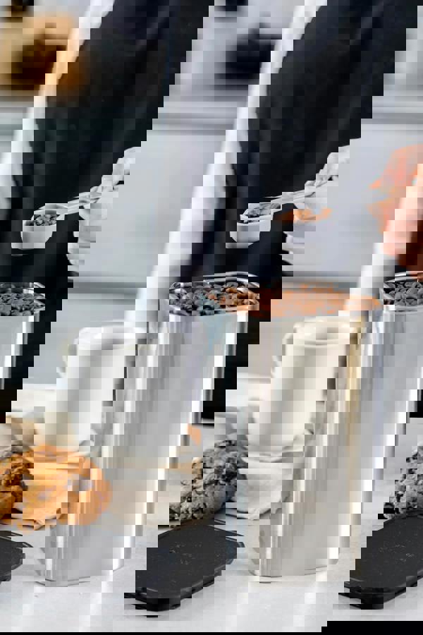 MasterClass Antimicrobial Storage Container, Stainless Steel, 17cm