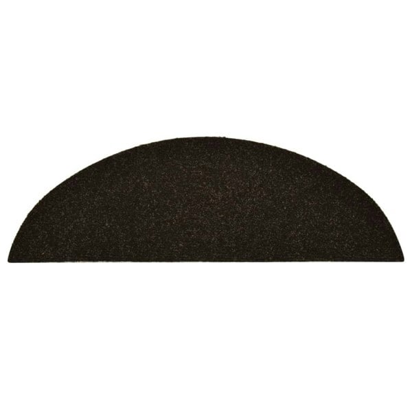 Berkfield Self-adhesive Stair Mats 10pcs Dark Brown 56x17x3cm Needle Punch