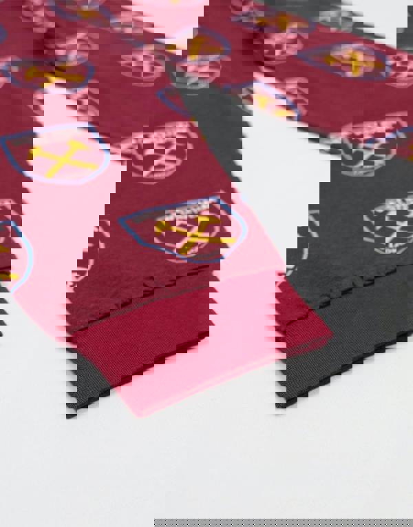 West Ham United Boys Red Logo Short Sleeve Long Leg Pyjama Set