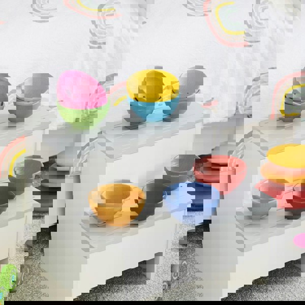 tickit Rainbow Wooden Bowls