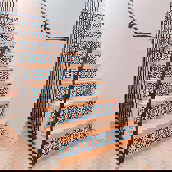 WT1508 - Marrakech Tiles Wall Stickers - 15 cm x 15 cm - 24 pcs.