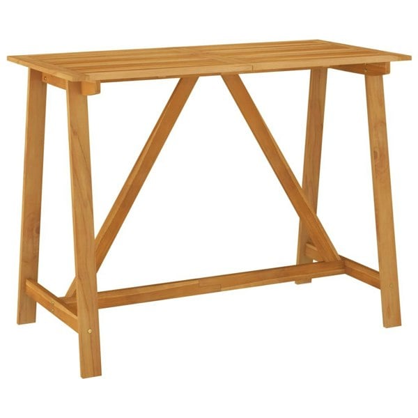 Berkfield Garden Bar Table 140x70x104 cm Solid Acacia Wood
