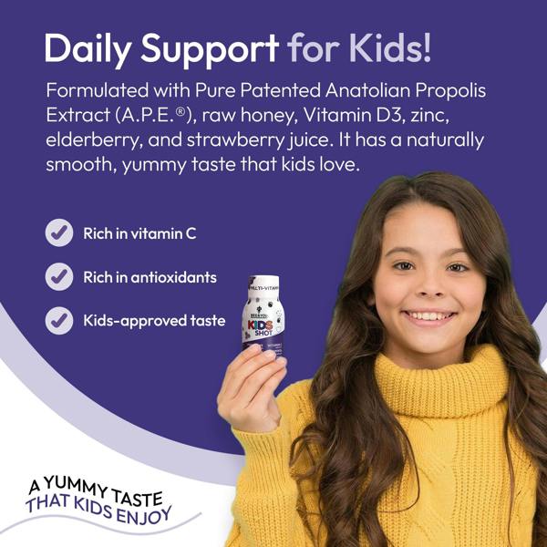 Bee and You Elderberry Propolis Kids Shot x12