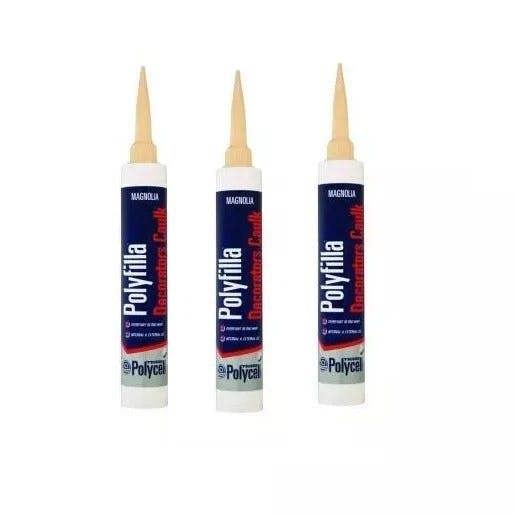 Polycell Trade Polyfilla Decorators Caulk Magnolia  380ml