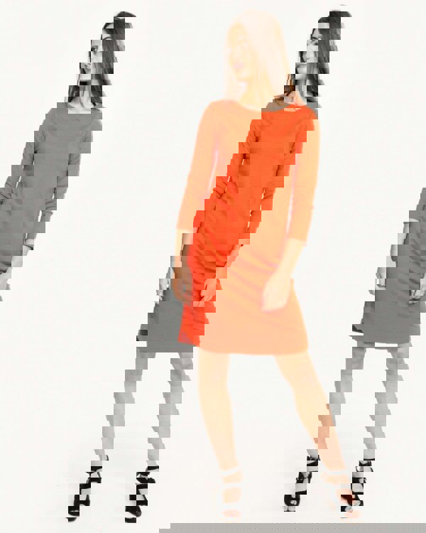 Great Plains Joelle Jersey 3/4 Sleeve Womens Dress