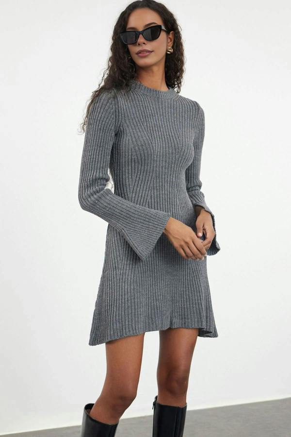 WOVCOR Mini Knit A-Line Dress