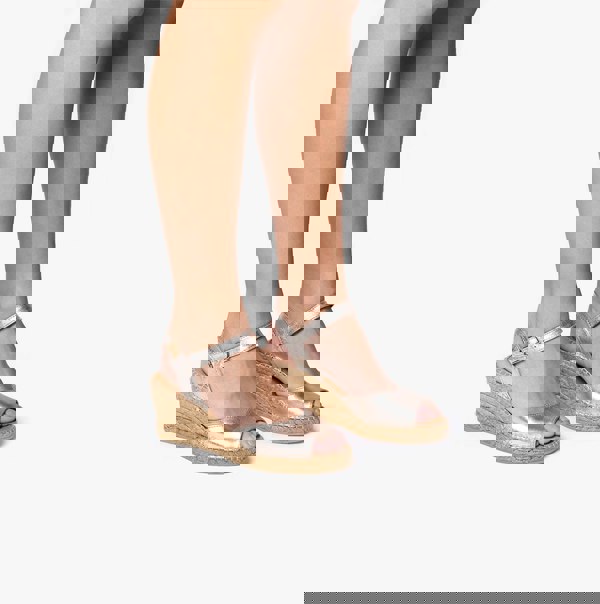 Toni Pons SIA-P Womens Espadrille Sandals Platinum