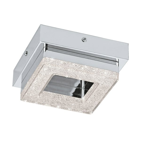 EGLO Fradelo LED Chrome/Crystal Wall And Ceiling Light
