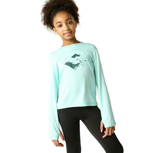 Regatta Childrens/Kids Alvarado Heart T-Shirt - Water Ballet - 