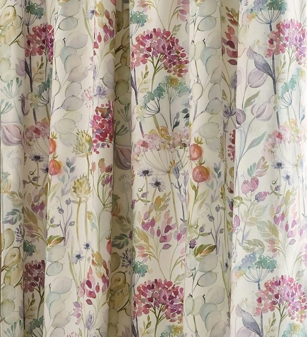 Voyage Maison Hedgerow Floral Pencil Pleat Curtains