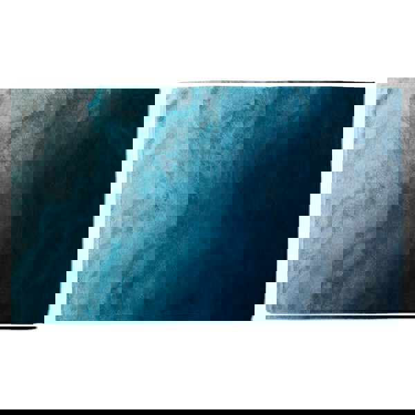 Benjamin Tate Design abstract blue liquid fluid (Bath Towel)