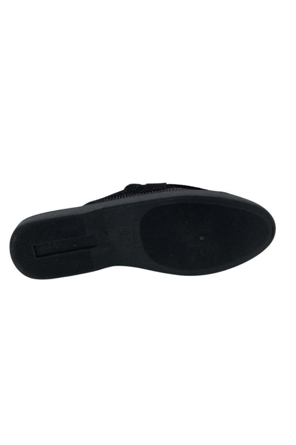 Crystal Dream Slip On Clog Mules Black, featuring sparkly Finish