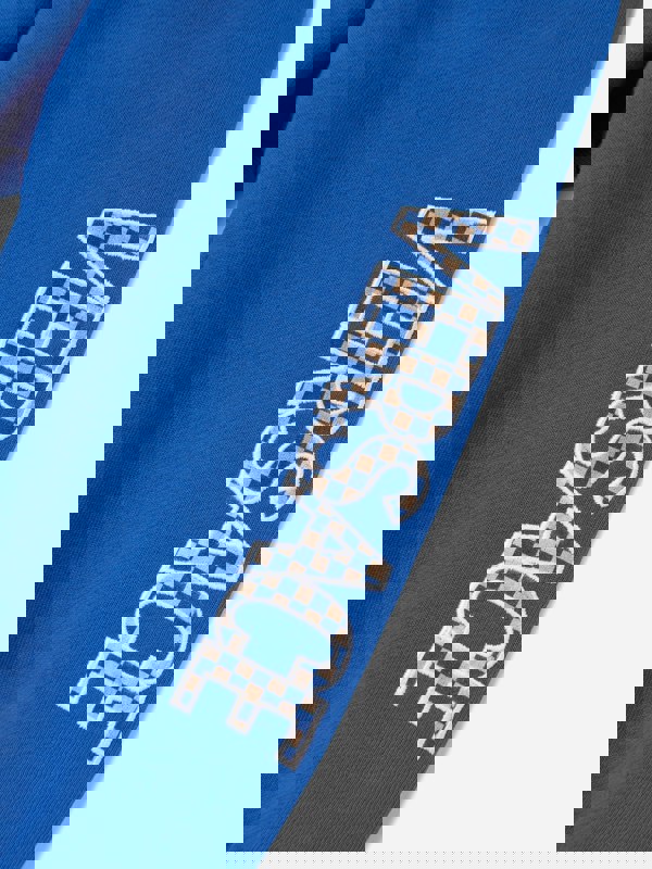 Versace Baby Boys Damier Logo Joggers in Blue