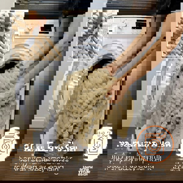 Igenix Luxury Heated Faux Fur Throw 160 x 130 cm - Latte