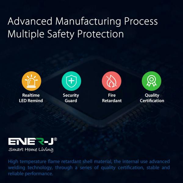 ENER-J WiFi door sensor easy setup 2.4GHz connection no hub required