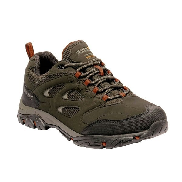 Regatta Mens Holcombe IEP Low Hiking Boots - Bayleaf/Burnt Umber