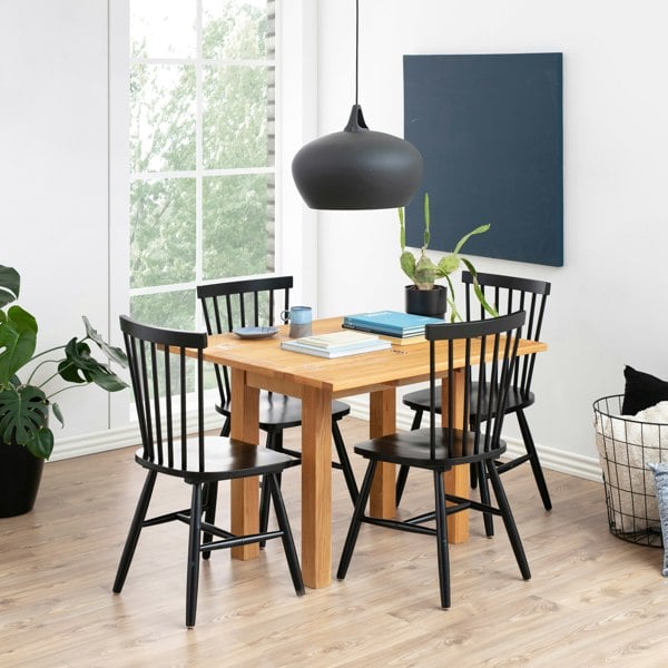 Furniture To Go Riano Dining Chairs in Black Set of 2