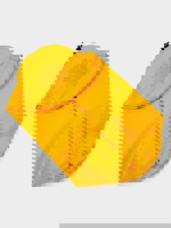 Yoga Studio Replacement Round Lotus Bolster Outer Cushion Cover Yellow