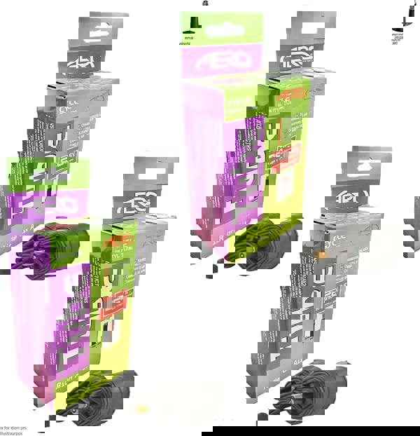 Aero Sport 2 x Butyl Rubber 26" x 1.75-2.125 Inner Tube 500%* Extra Ride Time Schrader Valve