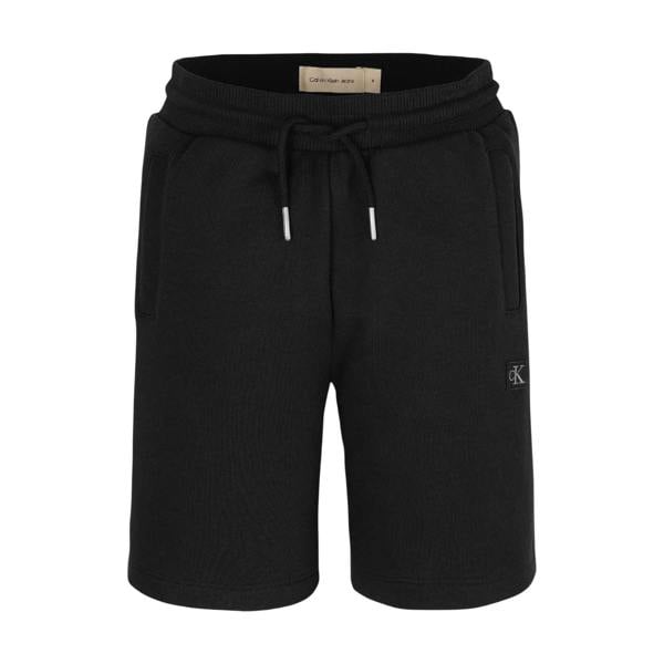 Calvin Klein Childrens/Kids Bermuda Cotton Logo Sweat Shorts - Black - 