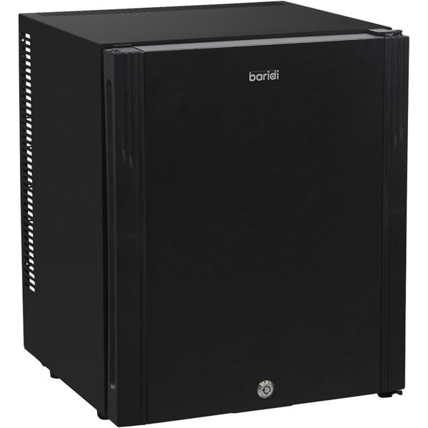 25L Under Counter Wine Beer Drinks Fridge Cooler - Bedroom Snacks Fridge BLACK