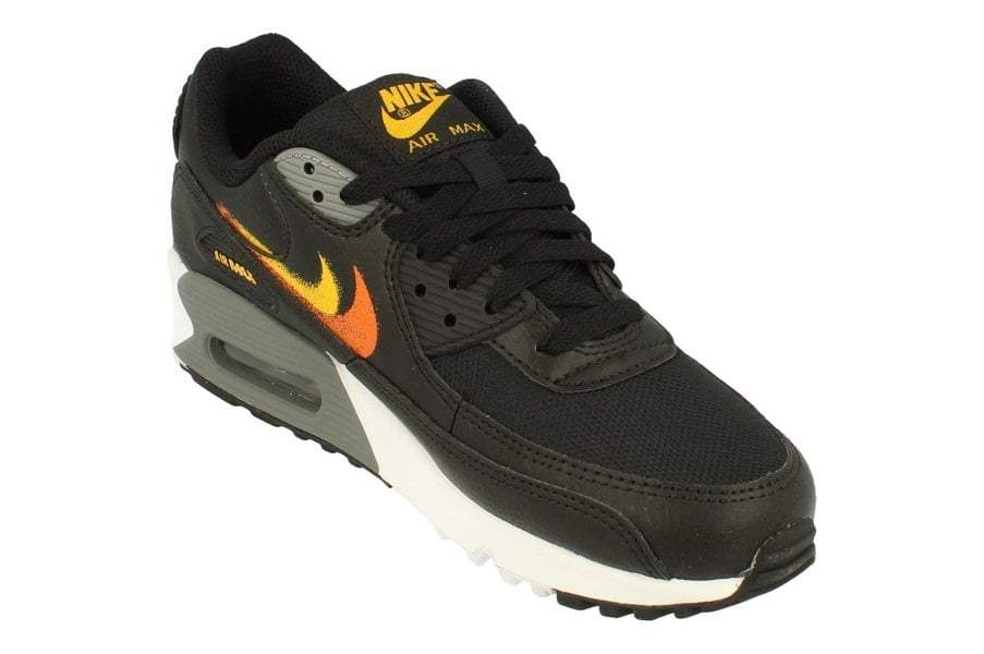 Nike Air Max 90 Mens Fj4229  001 - Black Safety Orange 001 - Photo 3