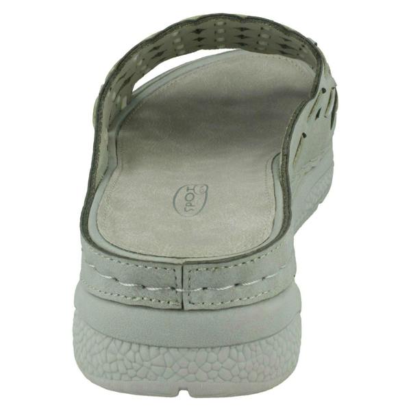 Spot On Ladies Spot On Mid Wedge Mules F10945
