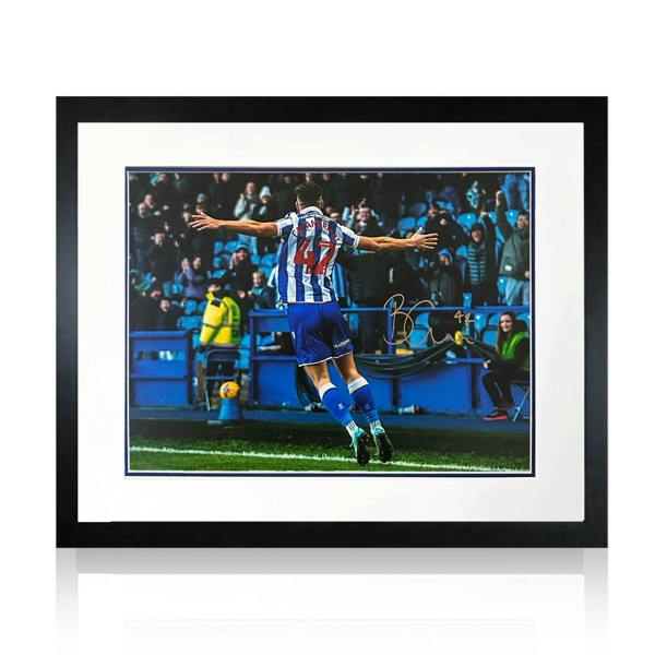 Bailey-Tye Cadamarteri Signed Sheffield Wednesday Deluxe Mount Frame