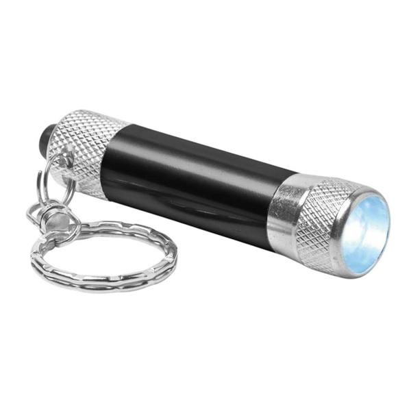 MidOcean Arizo Aluminium Torch Keyring - Black - 